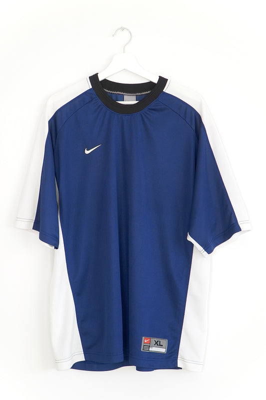 Nike Vintage 90s Navy Nike Team T-shirt (XL)