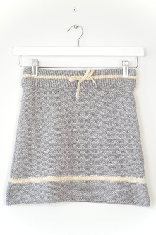 Ms Studio Knitted Varsity Style Jacket and Mini Skirt Set (1)