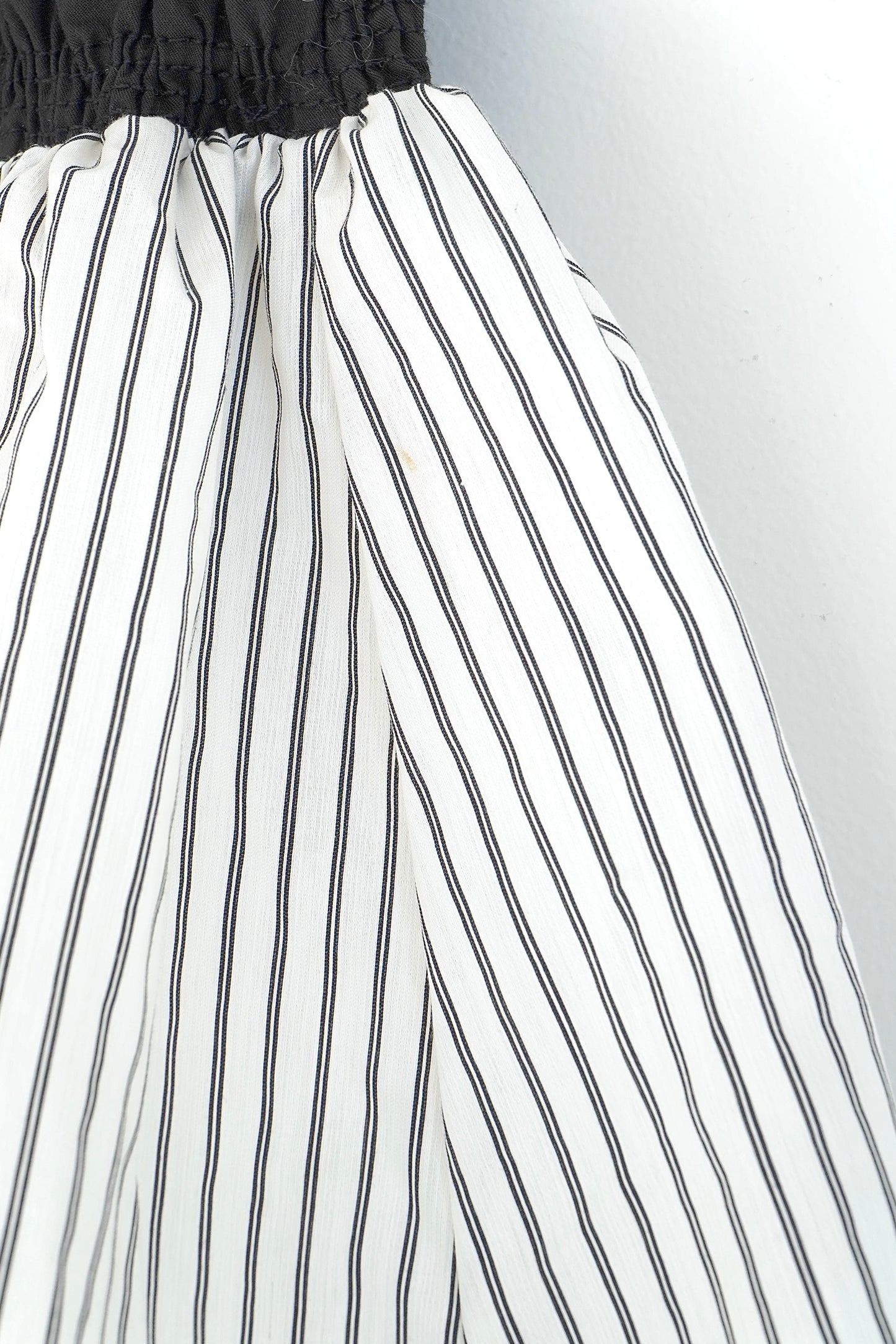 DISSH Stripe Silk Blend Bubble Skirt Dress (8 Au)
