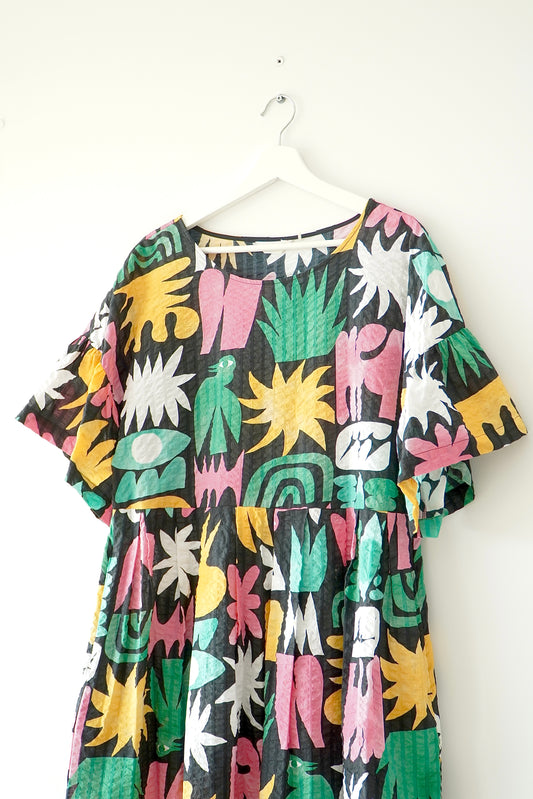 Gorman Organic Cotton Printed Smock Dress (10 Au)