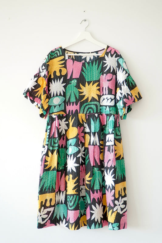 Gorman Organic Cotton Printed Smock Dress (10 Au)