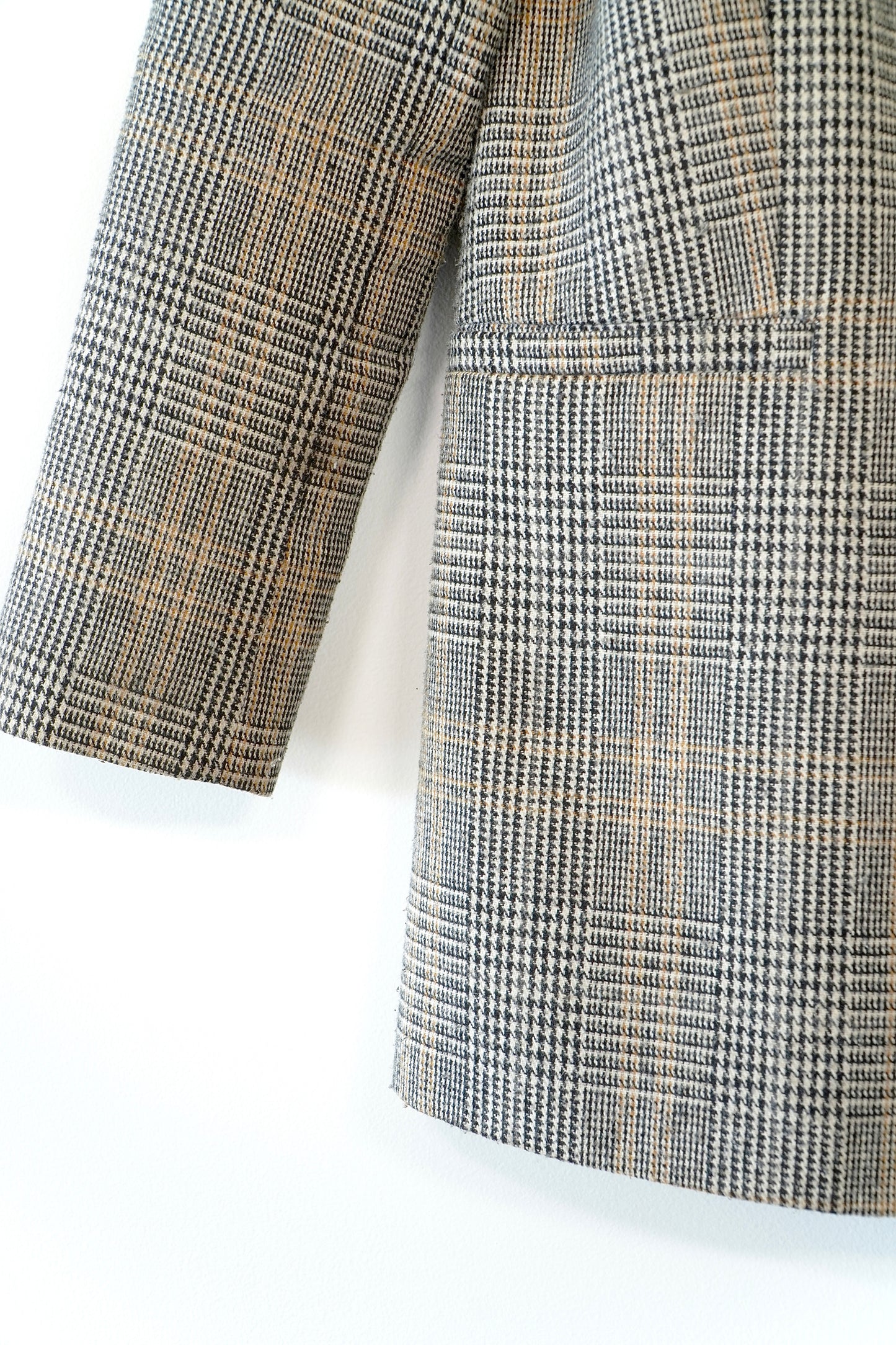 Glassons Plaid Tweed Double-breasted Coat Blazer (Au 8)