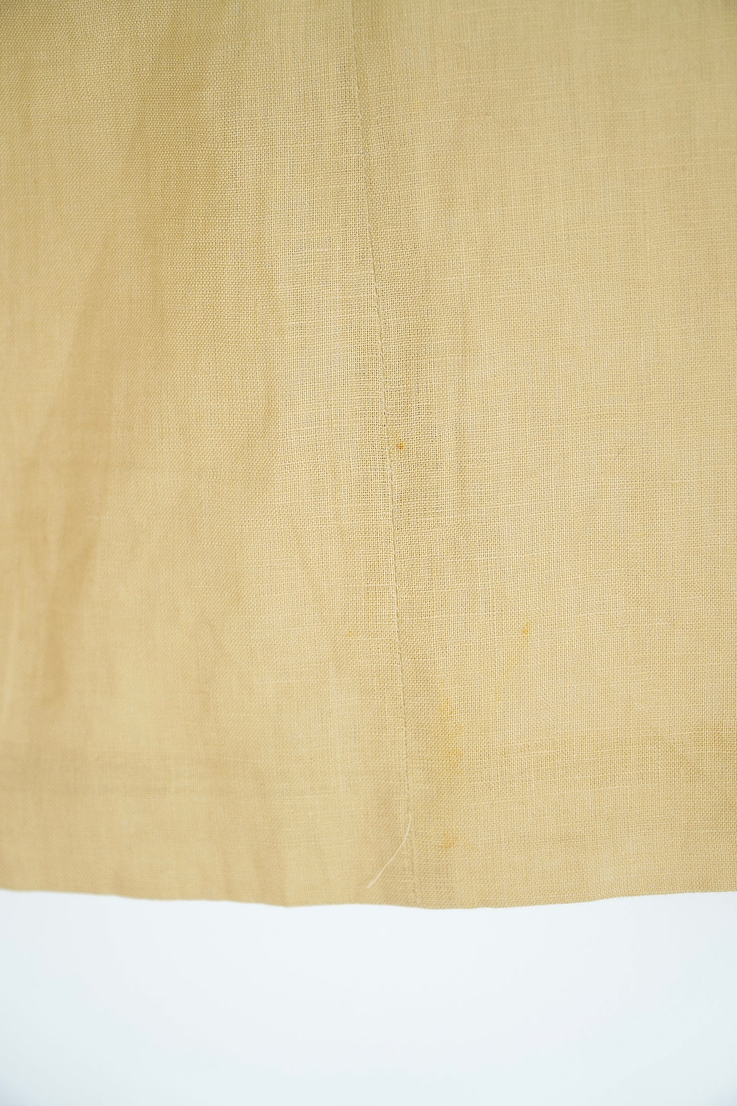Zara Dusty Mustard Linen Suit Blazer (XL)