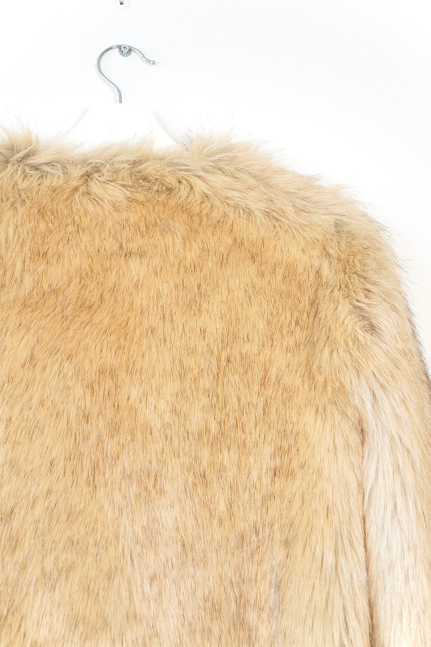 Zara Trafaluc Outerwear Brown Faux Fur Coat Jacket (M)