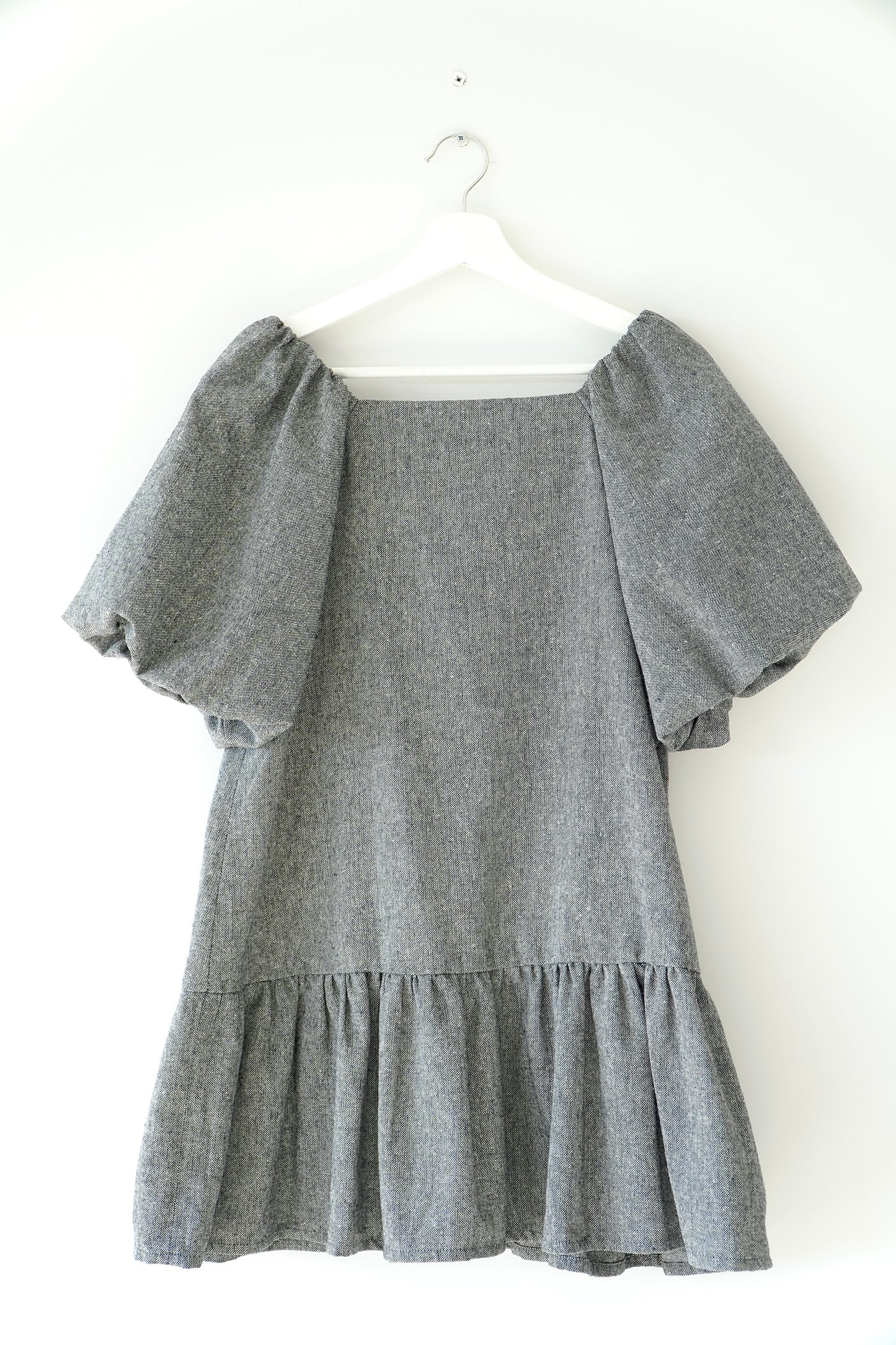One After Another, Nice Claup Grey Tweed Mini Dress (Fits 8-10 Au)