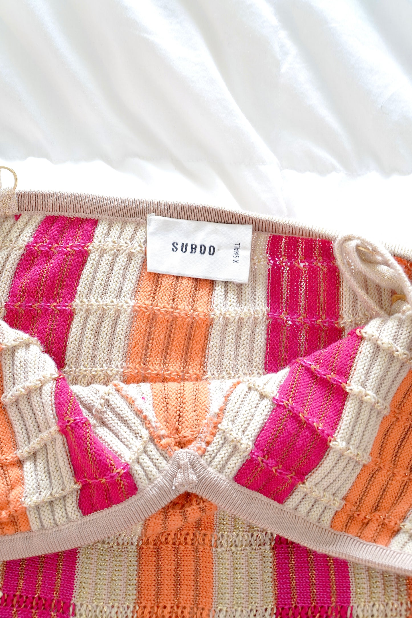 Suboo Striped Knit Midi ‘Jacquelyn’ dress (XS)
