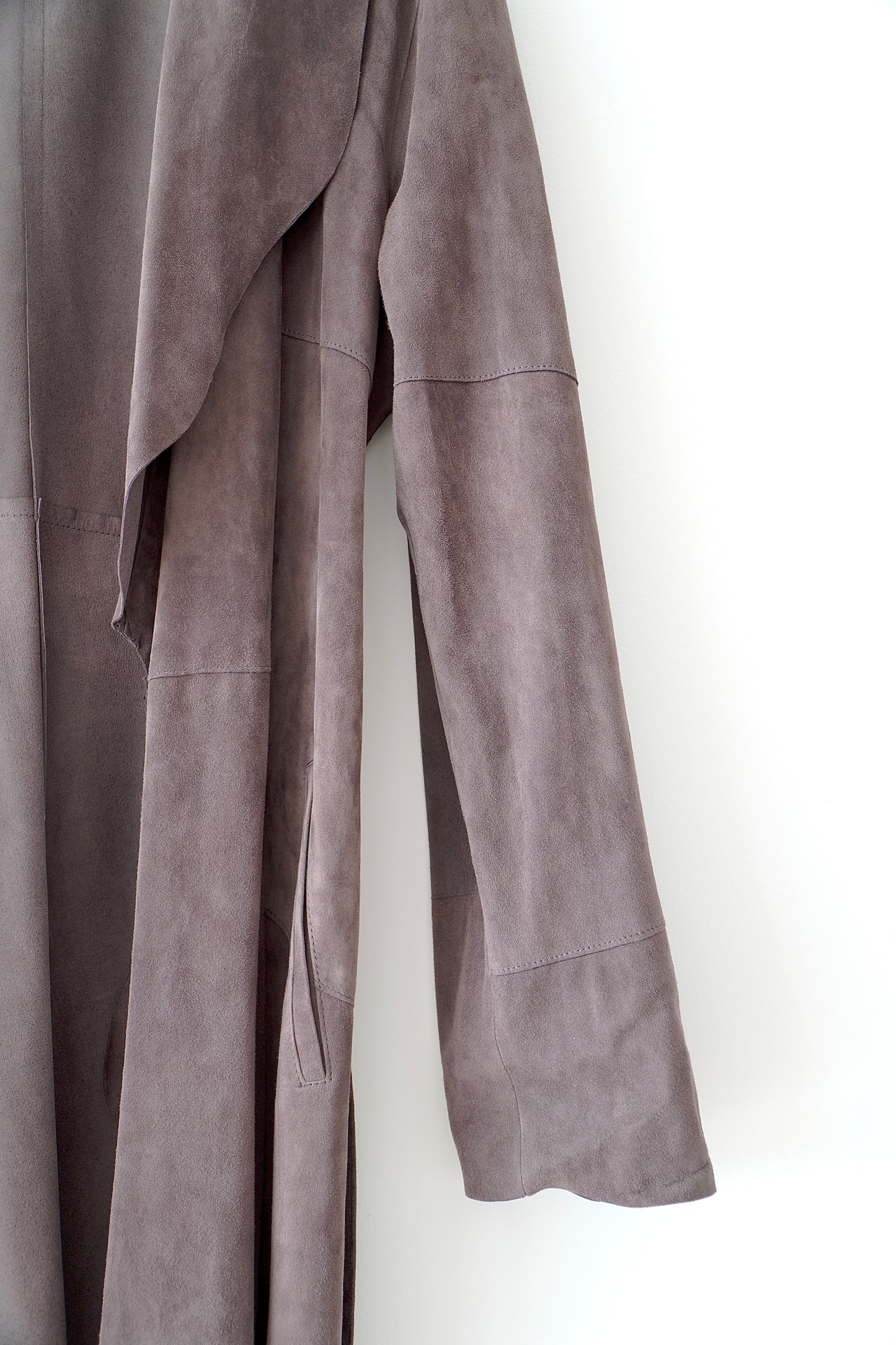 Just Cavalli Dark Brown Soft leather Waterfall Jacket (46)