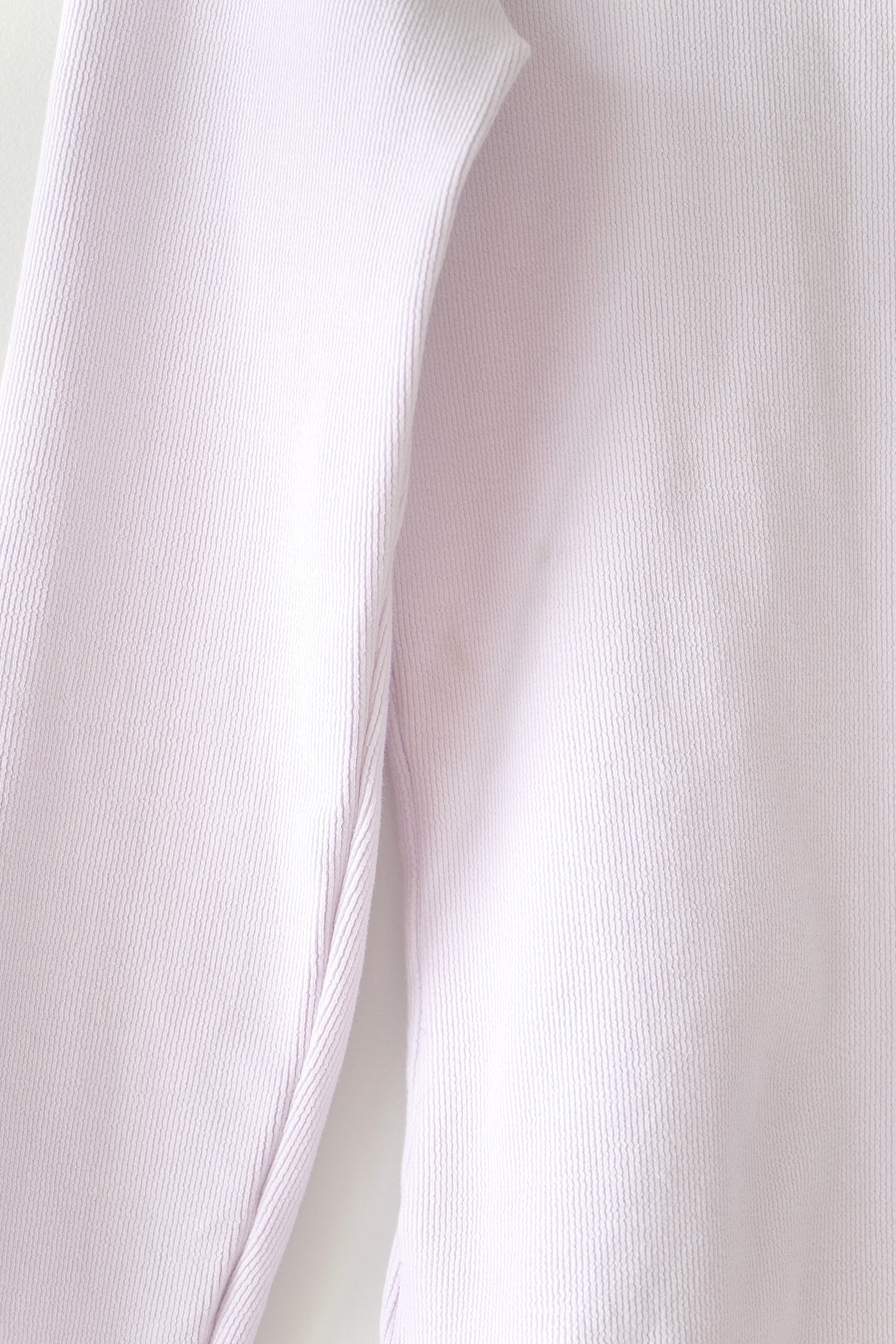Country Road Violet Fitted Rib Long Sleeve Cotton T-Shirt (M)