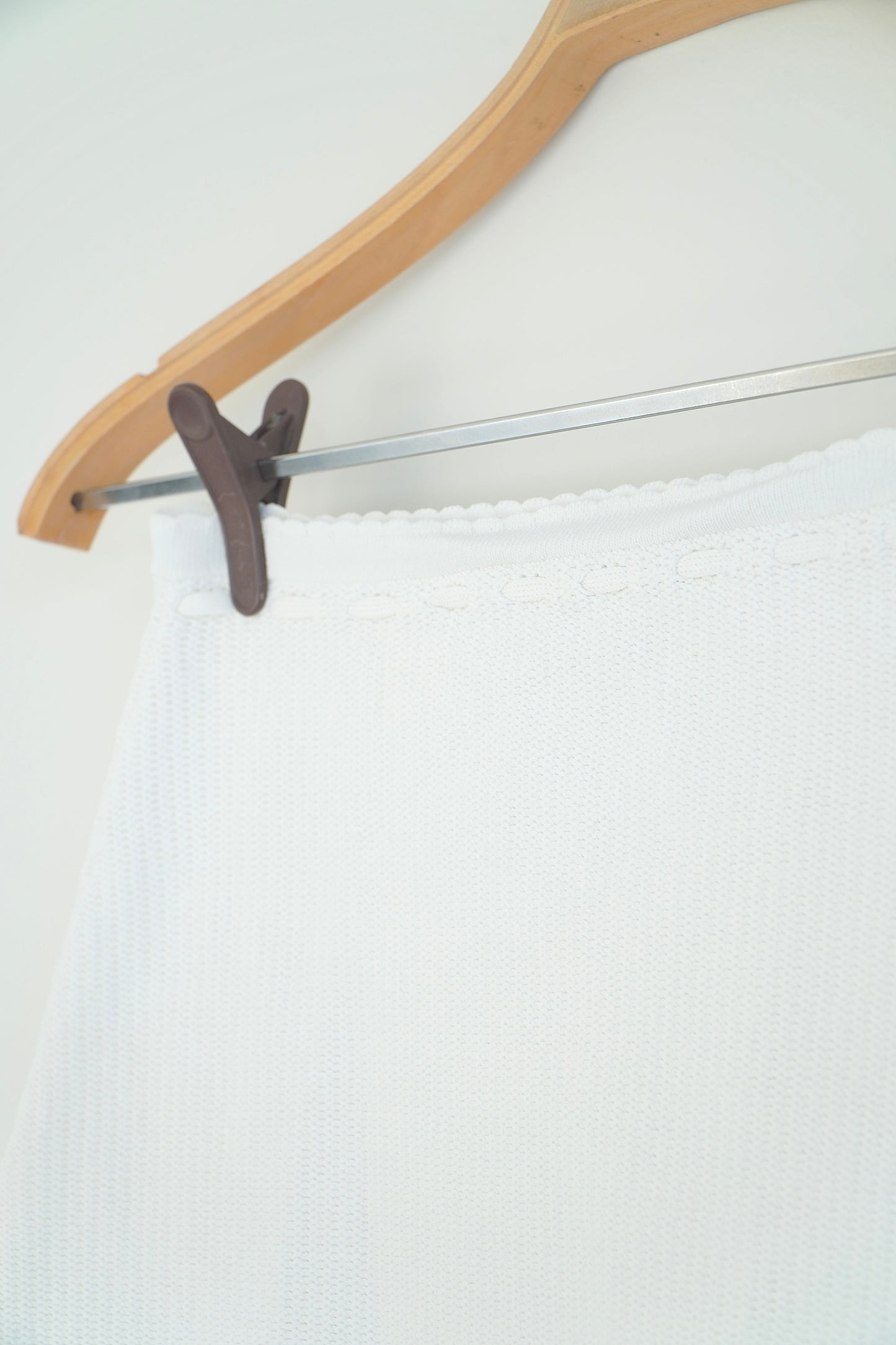 Meshki White Mini Skirt (XXS)
