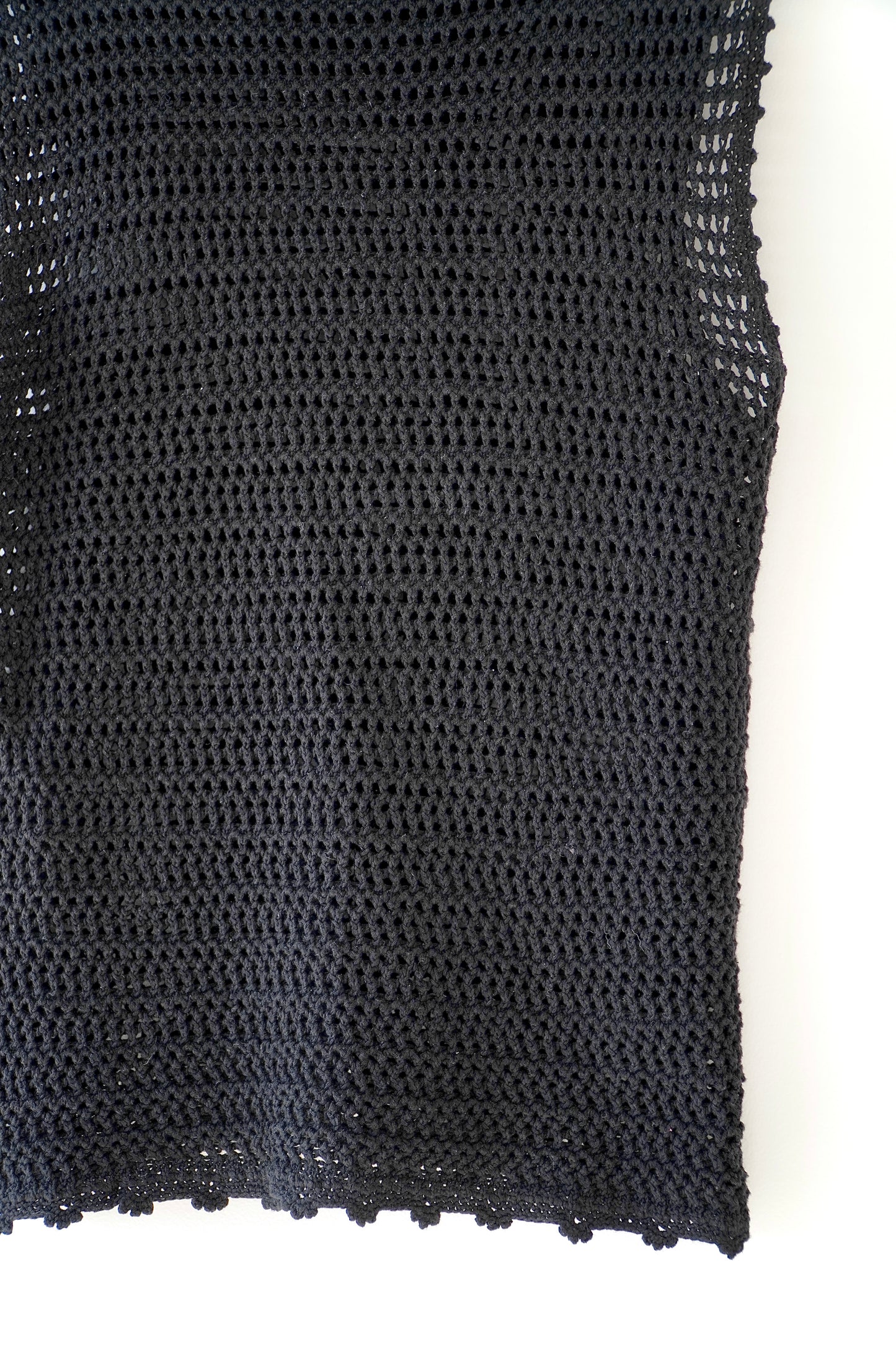 Wilfred Black Crotchet Sleeveless Top (XS)