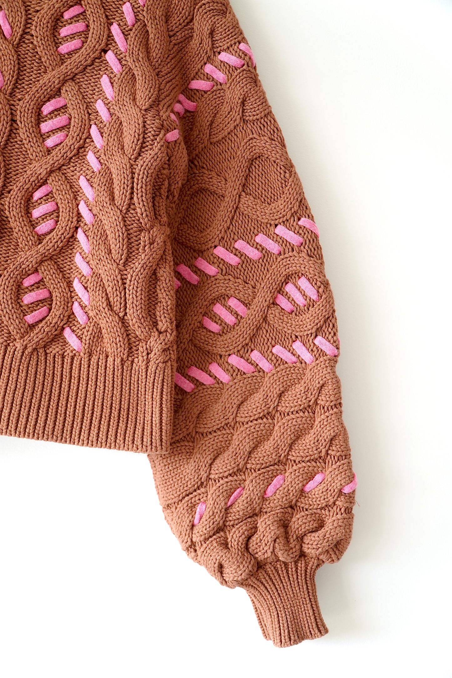 Aje Brown ‘Zalie’ Turtle Neck Knit Jumper (XS)