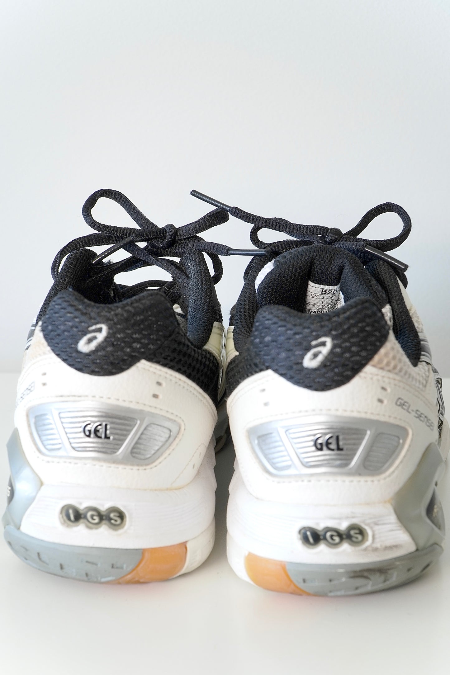 Asics Black and White Gel-Sensei 4 Sneakers (40 EU)
