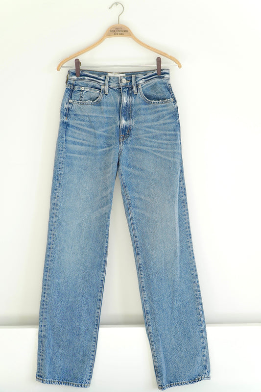 SLVRLAKE High Rise Straight Leg Jeans (26)