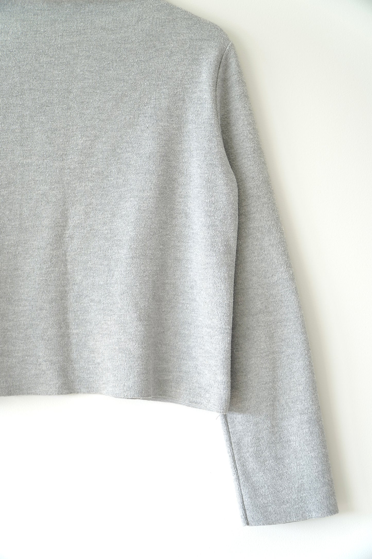 Zara Trafaluc Light Grey Mock Neck Sweater (L)