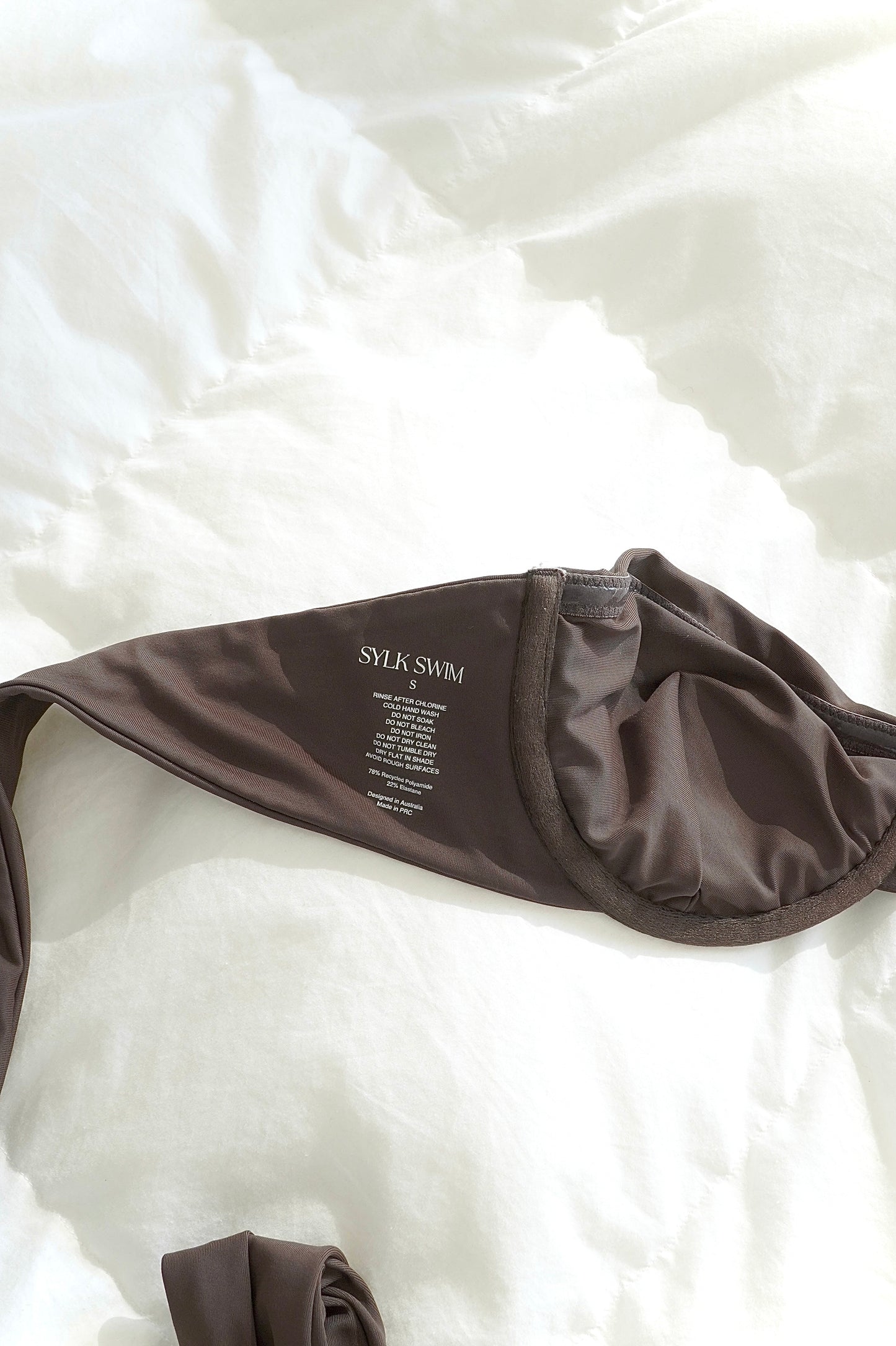SYLK SWIM Chocolate Bikini Set (S)