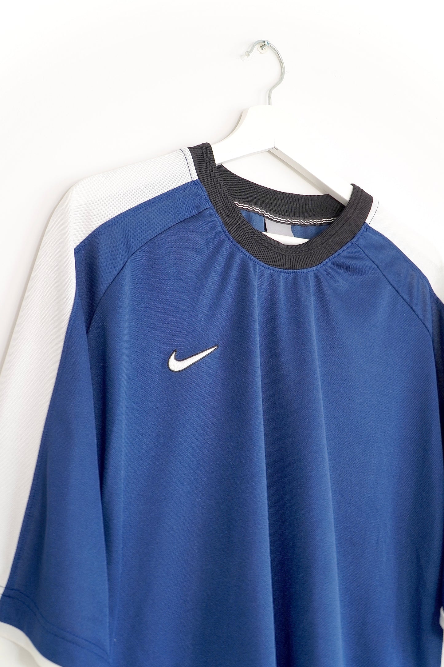 Nike Vintage 90s Navy Nike Team T-shirt (XL)