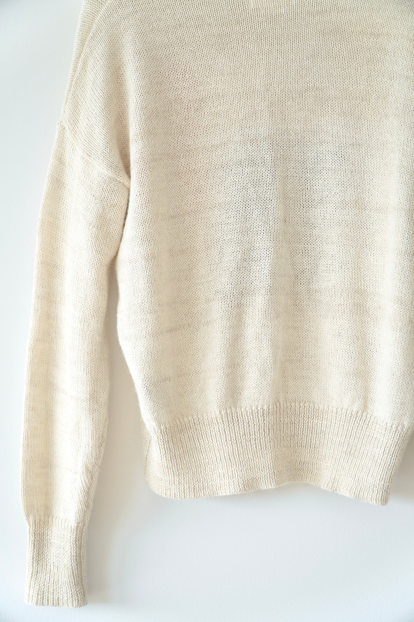 Isabel Etoile Marant Colourful Frayed Alpaca Blend Sweater (36)