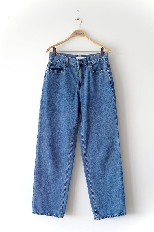 Glassons Dark Blue Denim Wide-Leg Jeans (8 Au)