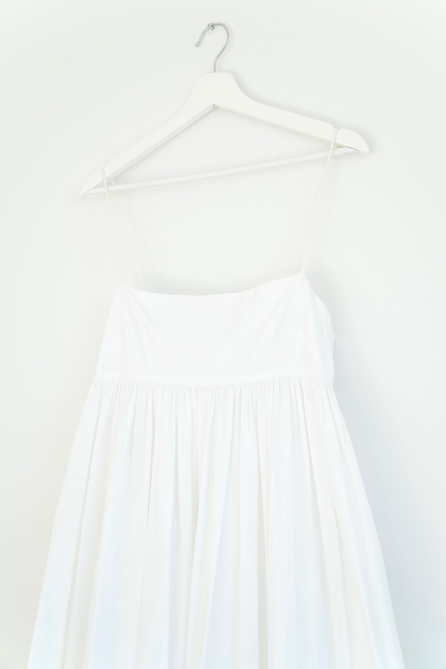 Matteau White Broderie Anglaise Maxi Dress (S)