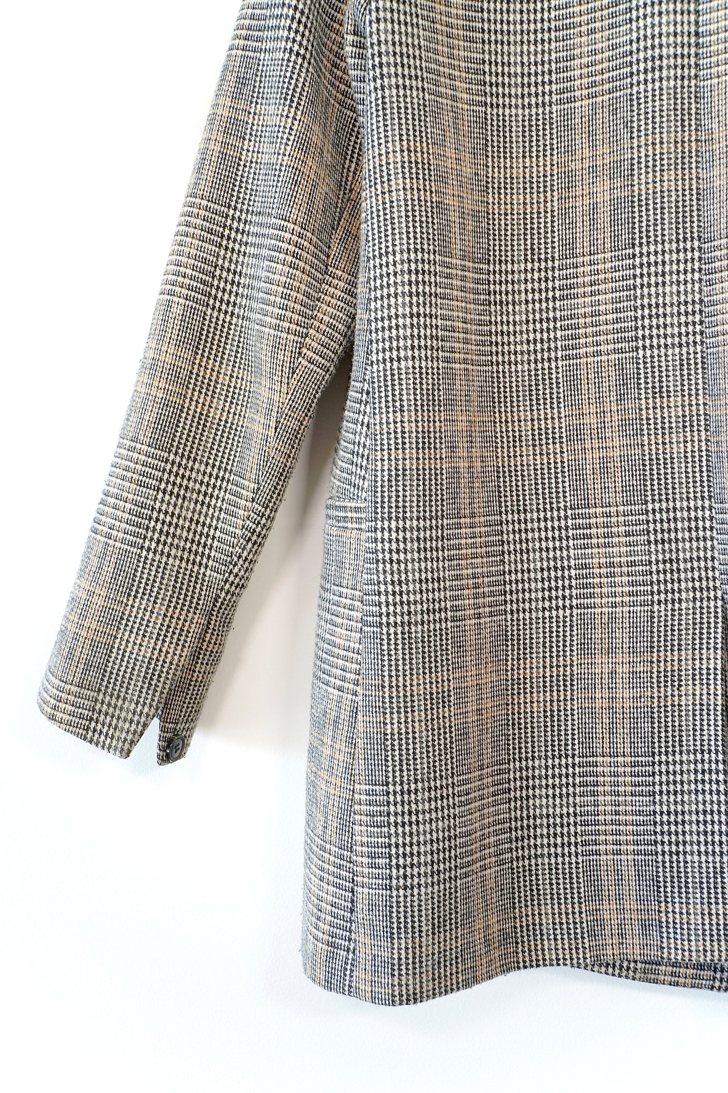 Glassons Plaid Tweed Double-breasted Coat Blazer (Au 8)