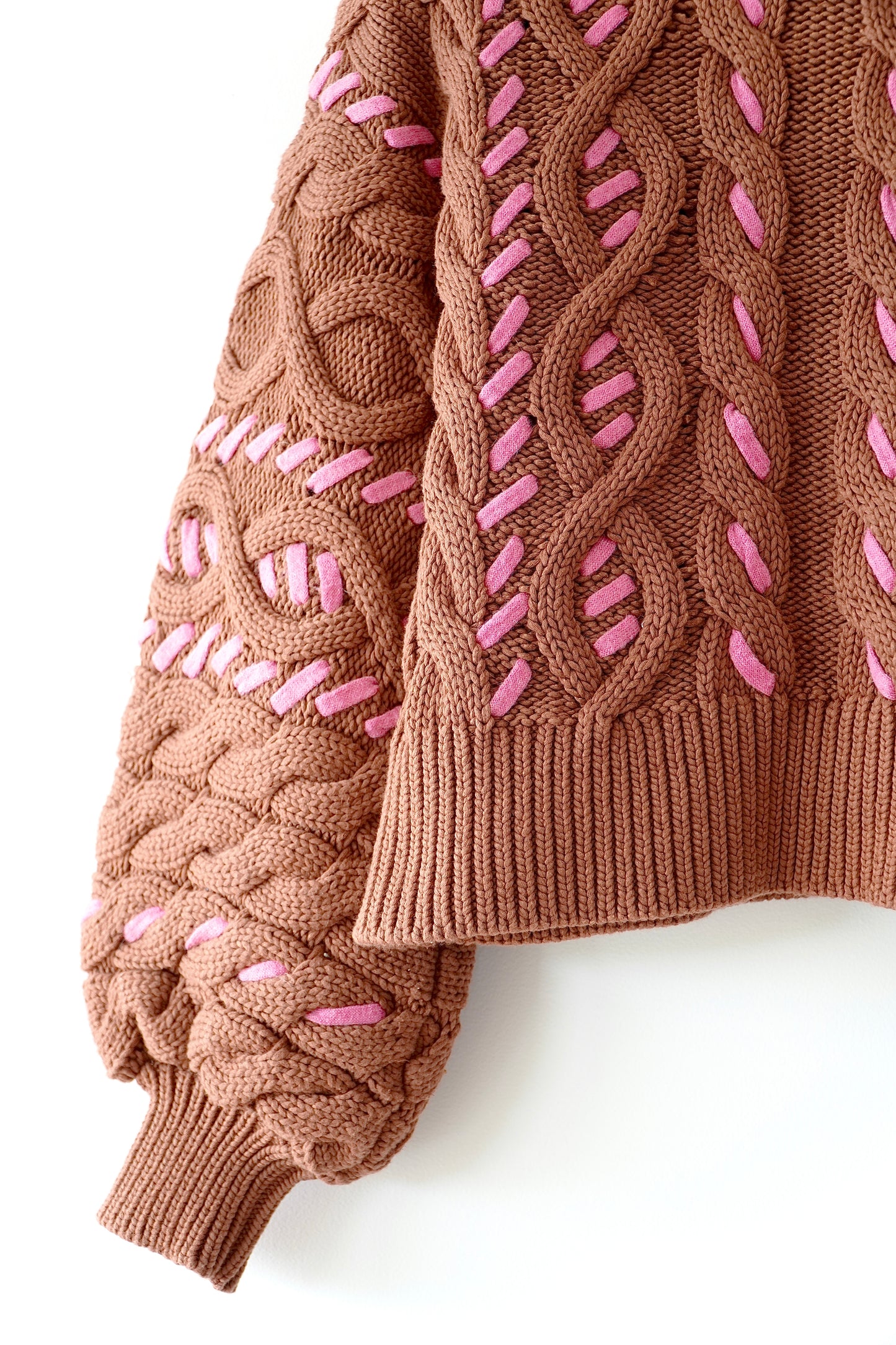 Aje Brown ‘Zalie’ Turtle Neck Knit Jumper (XS)