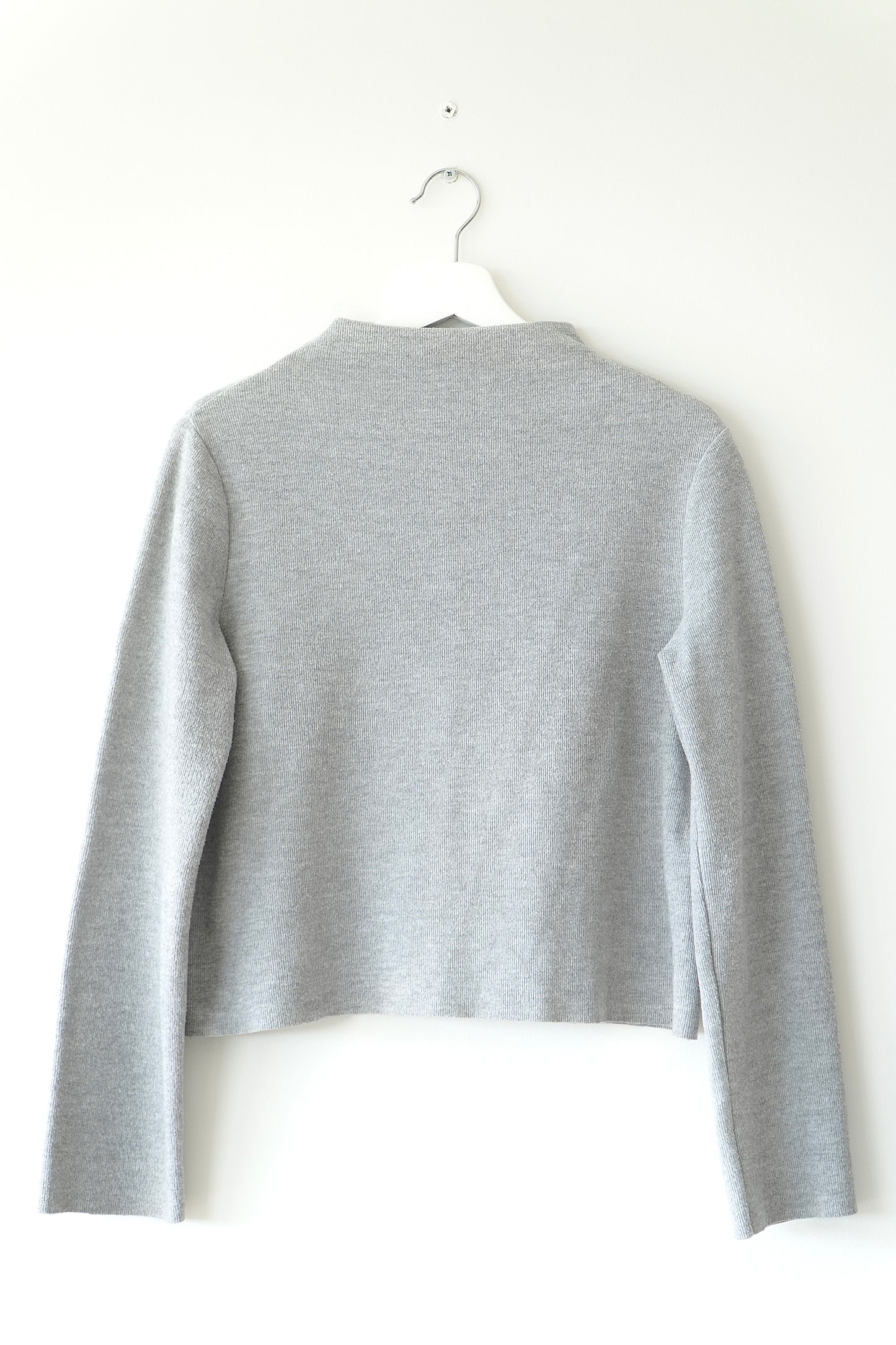 Zara Trafaluc Light Grey Mock Neck Sweater (L)