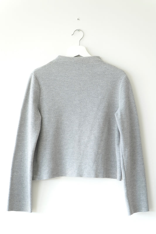 Zara Trafaluc Light Grey Mock Neck Sweater (L)