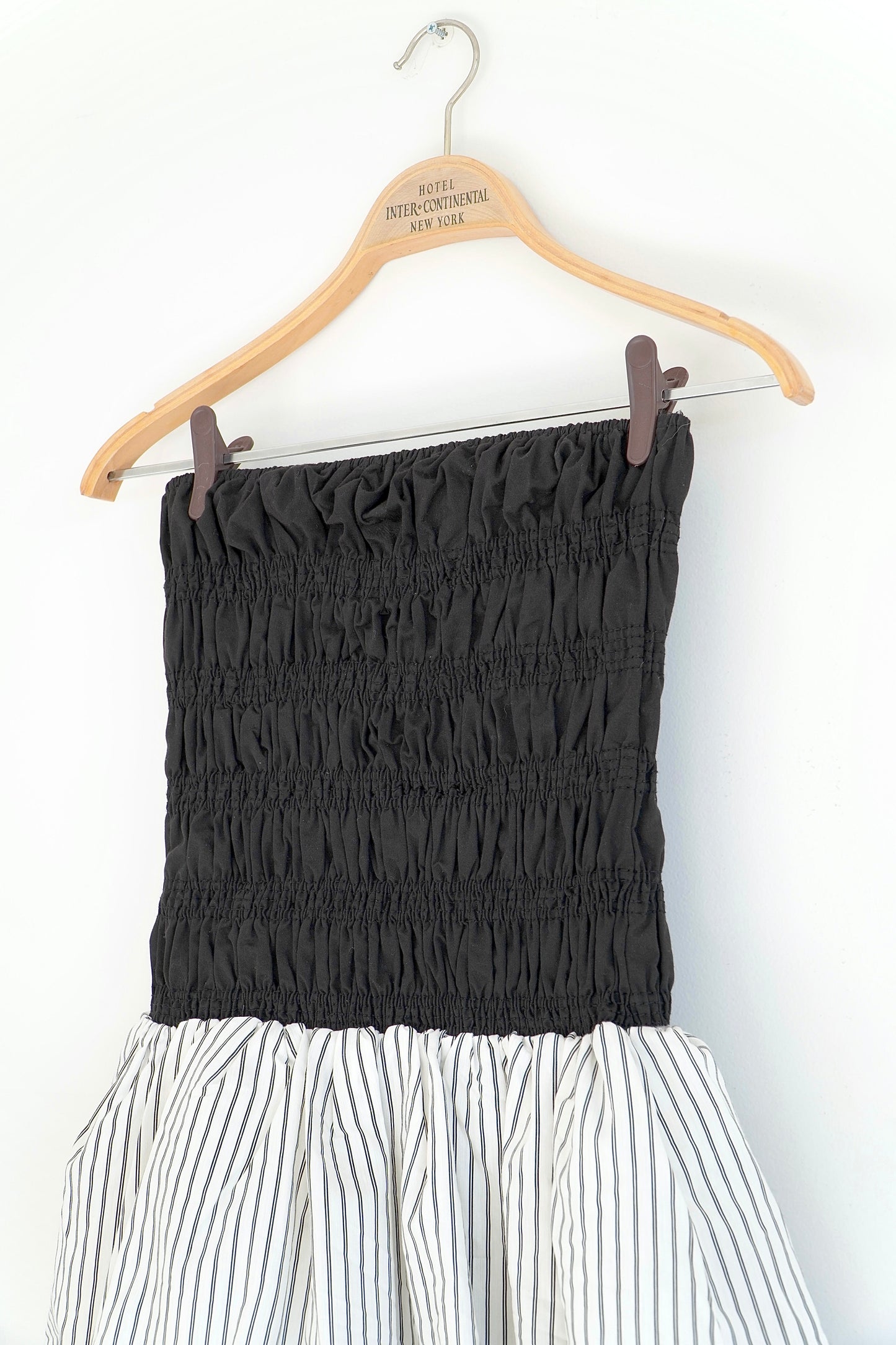 DISSH Stripe Silk Blend Bubble Skirt Dress (8 Au)