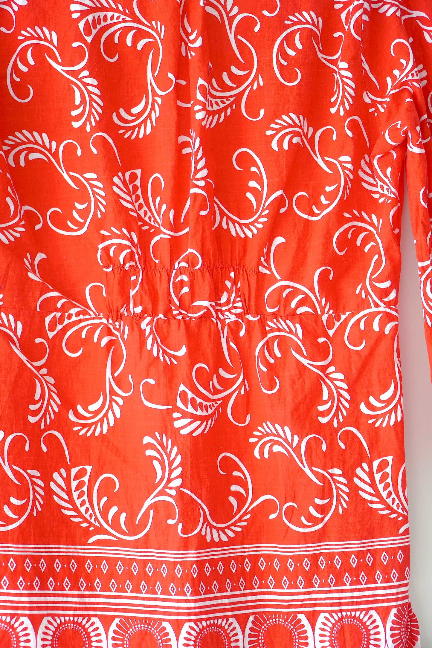 Seafolly Red Patterned Tunic Coverup Beach Dress (10 Au)
