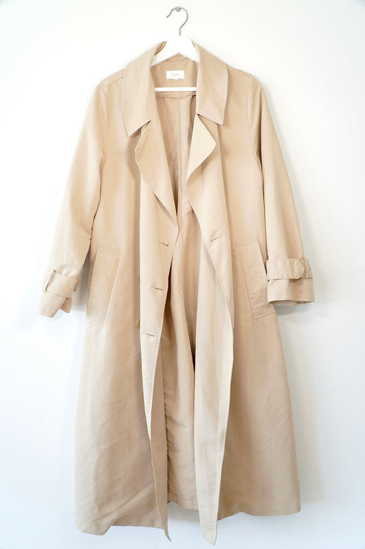 Lily Loves Tan Longline Trench Coat (S/M)