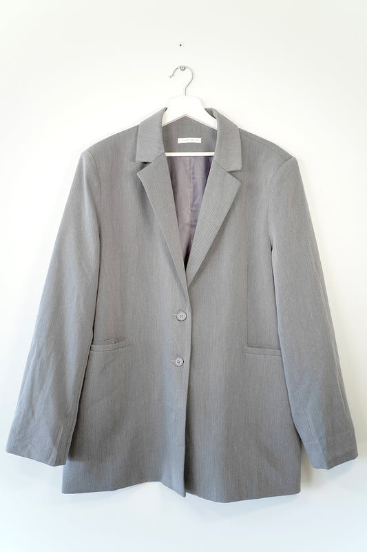 Charcoal Grey Oversized 'Ashwood' Suit Blazer (M/L)