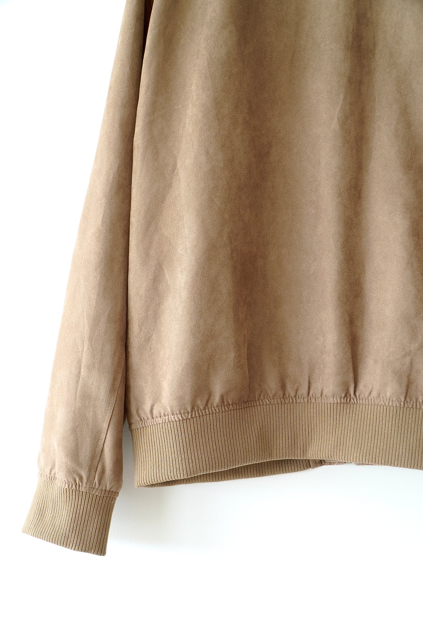 Banana Republic Brown Vegan Suede Bomber Jacket (L)