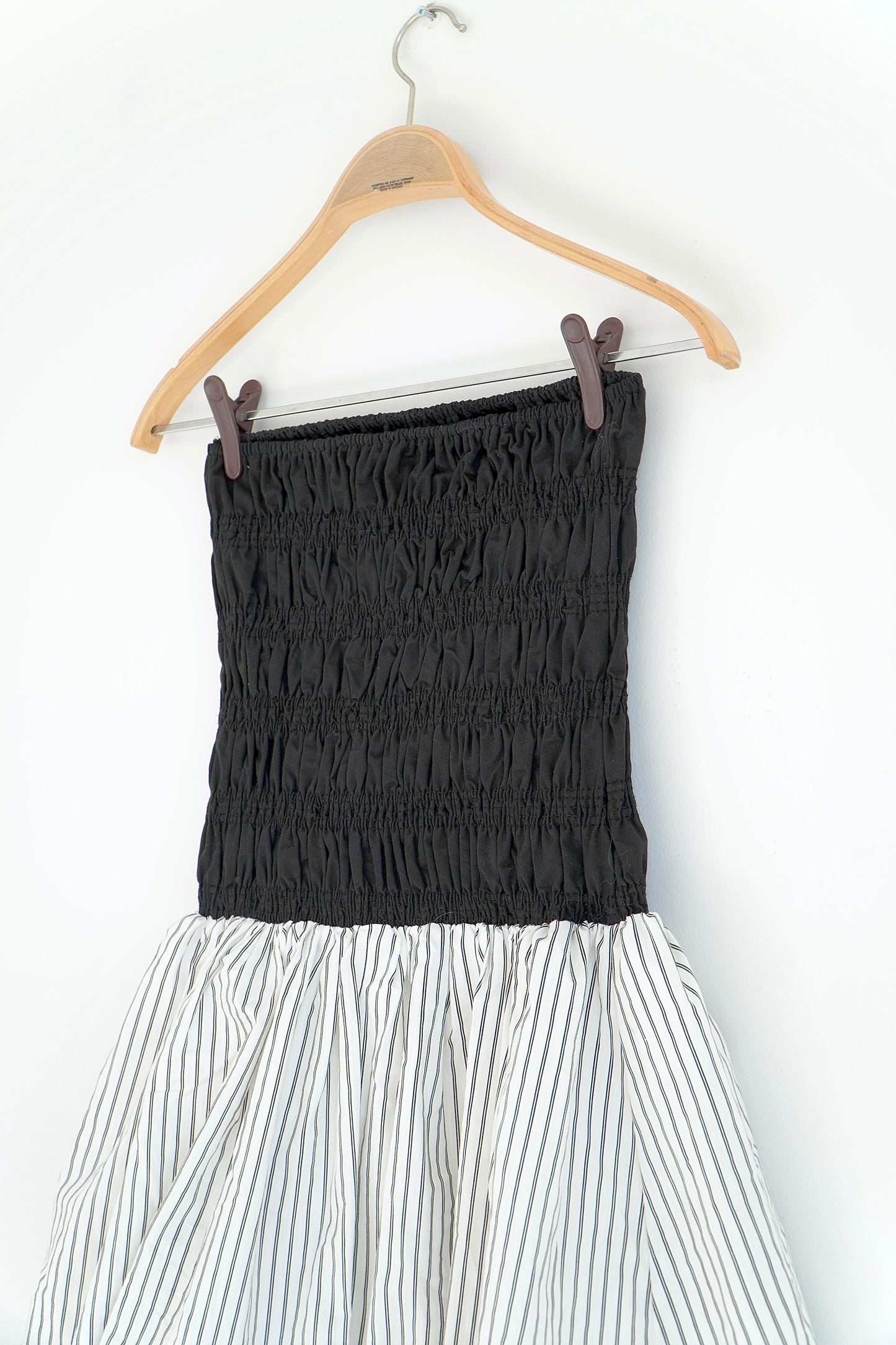DISSH Stripe Silk Blend Bubble Skirt Dress (8 Au)