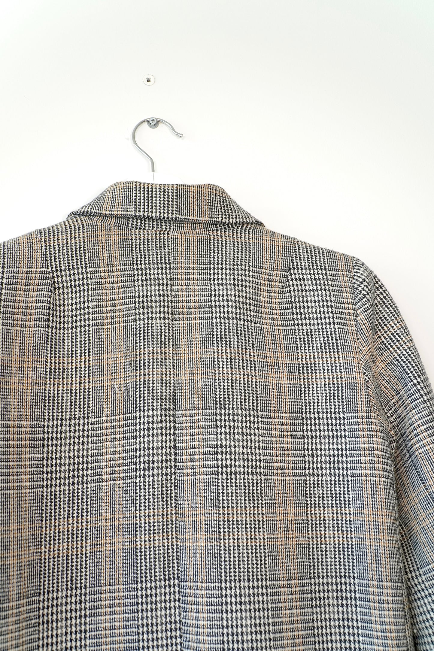 Glassons Plaid Tweed Double-breasted Coat Blazer (Au 8)
