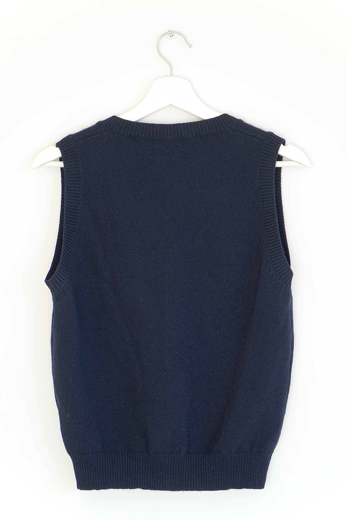 Brandy Melville Navy Wool Knit Sweater Vest (O/S)