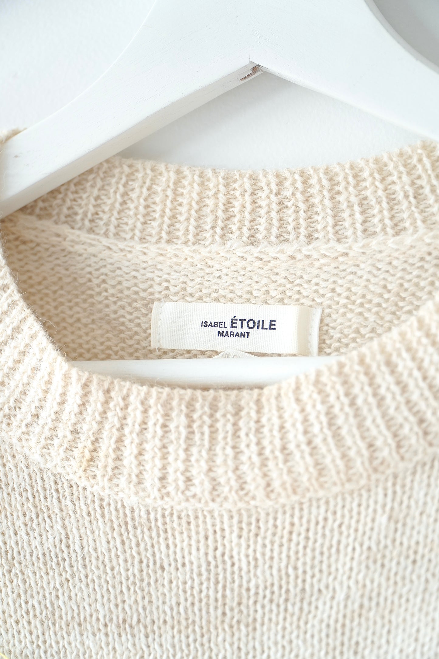 Isabel Etoile Marant Colourful Frayed Alpaca Blend Sweater (36)