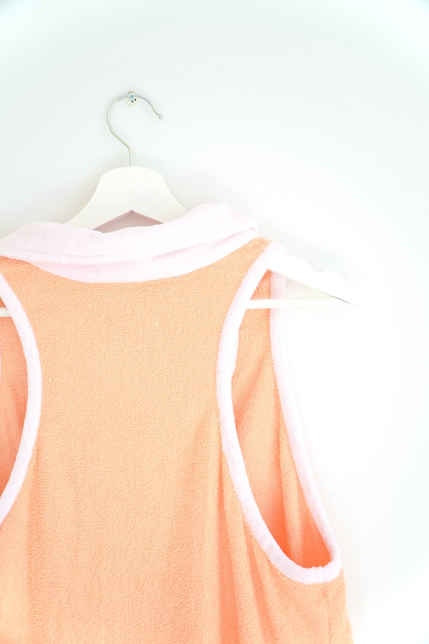 BLANCA Pastel Towelling Sleeveless Beach Dress (O/S)