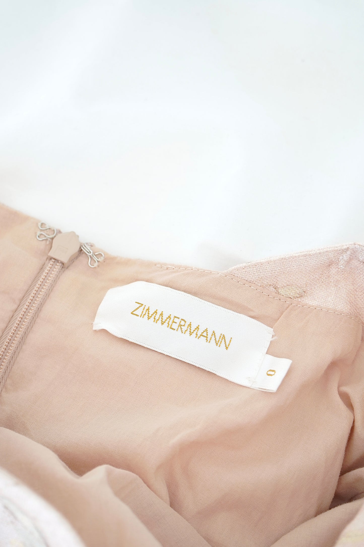 Zimmermann Dusty Blush Floral Sundress (0)