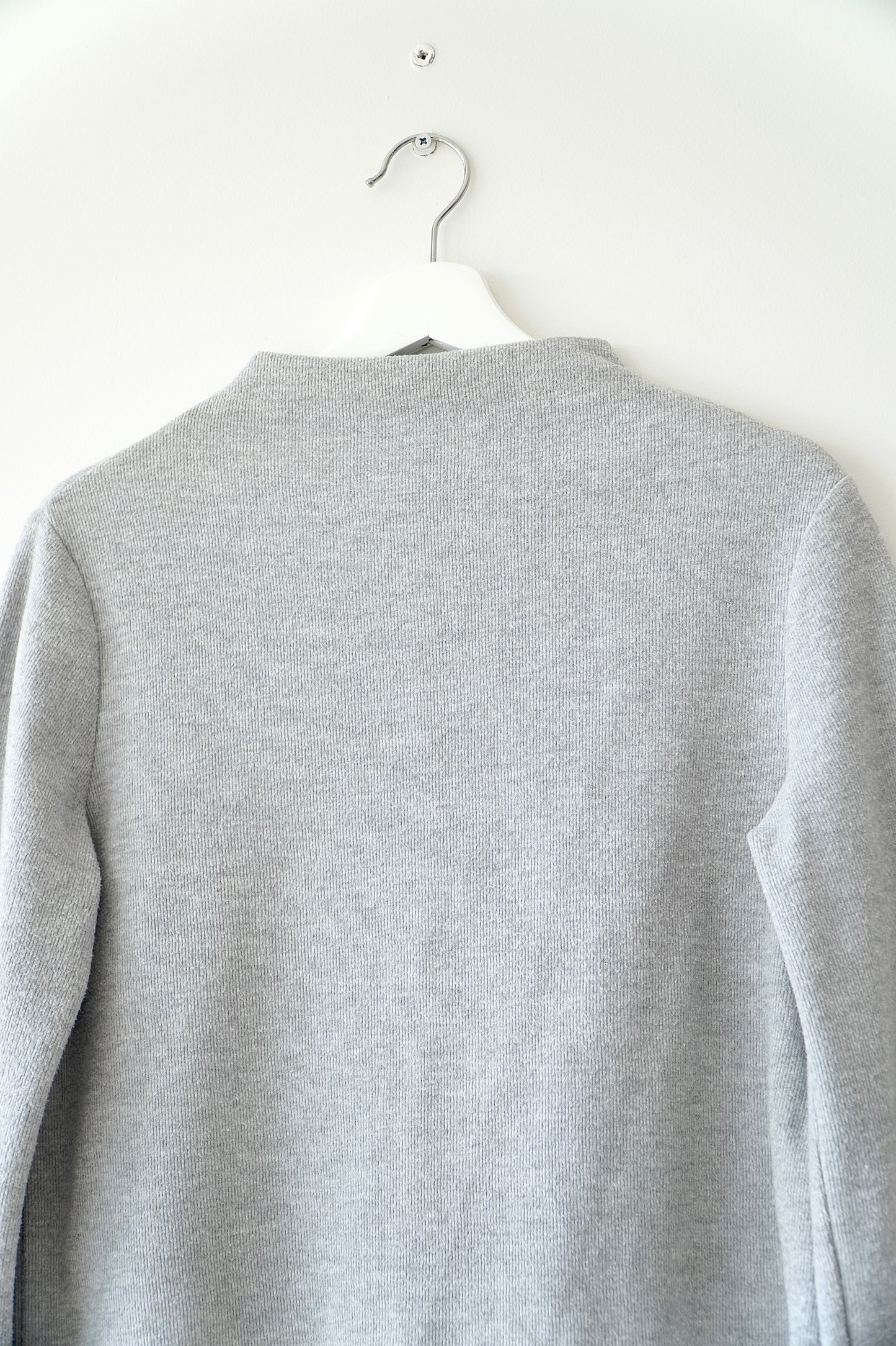 Zara Trafaluc Light Grey Mock Neck Sweater (L)