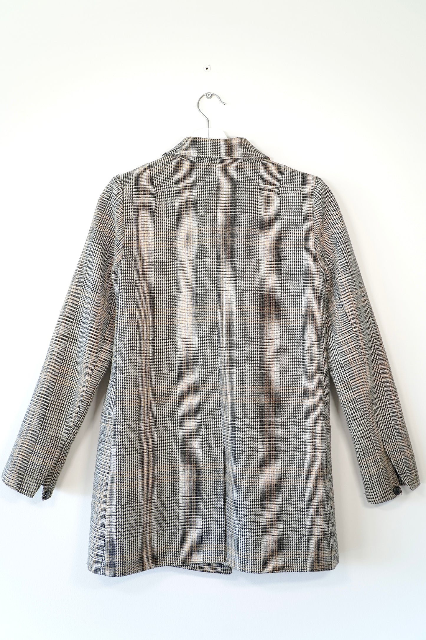 Glassons Plaid Tweed Double-breasted Coat Blazer (Au 8)