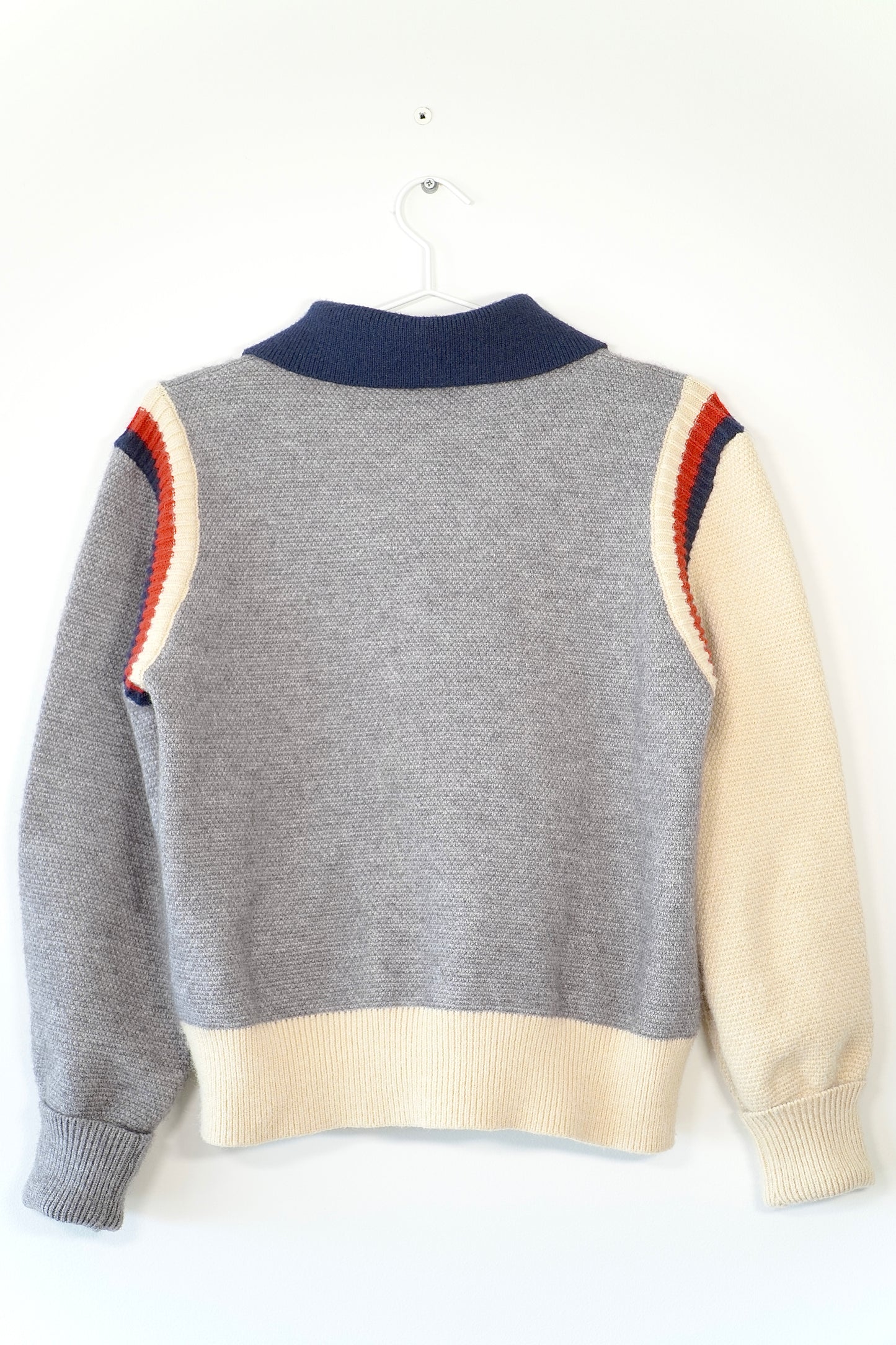 Ms Studio Knitted Varsity Style Jacket and Mini Skirt Set (1)