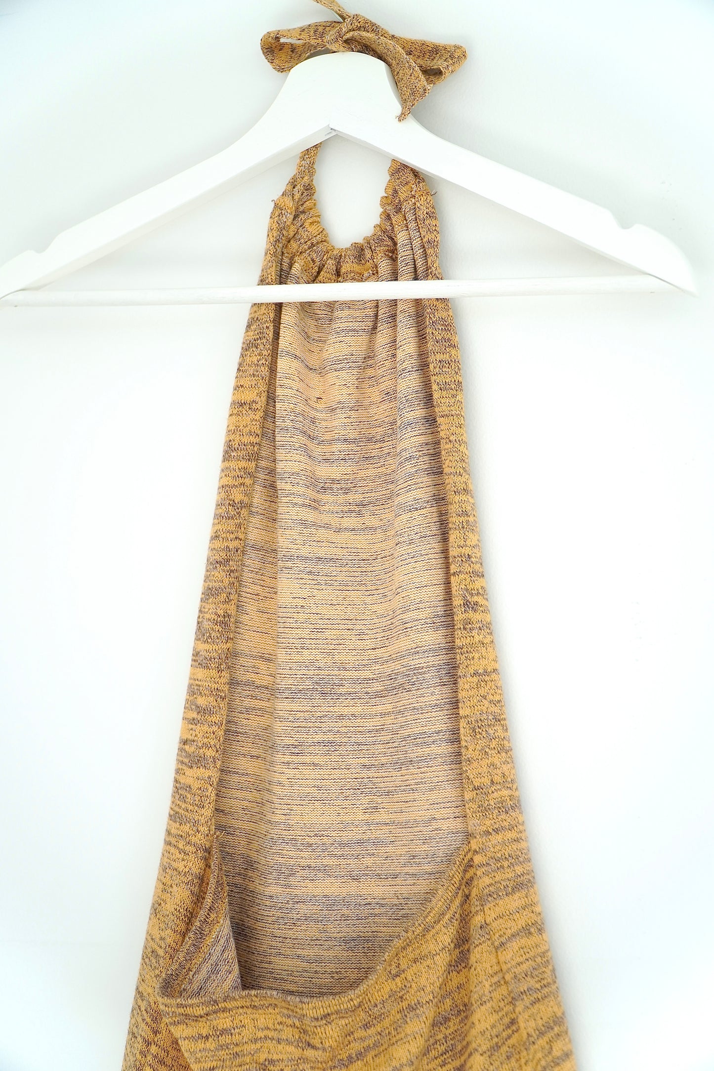 8 Birdies Backless Halter Tie Neck Mini Dress (L)