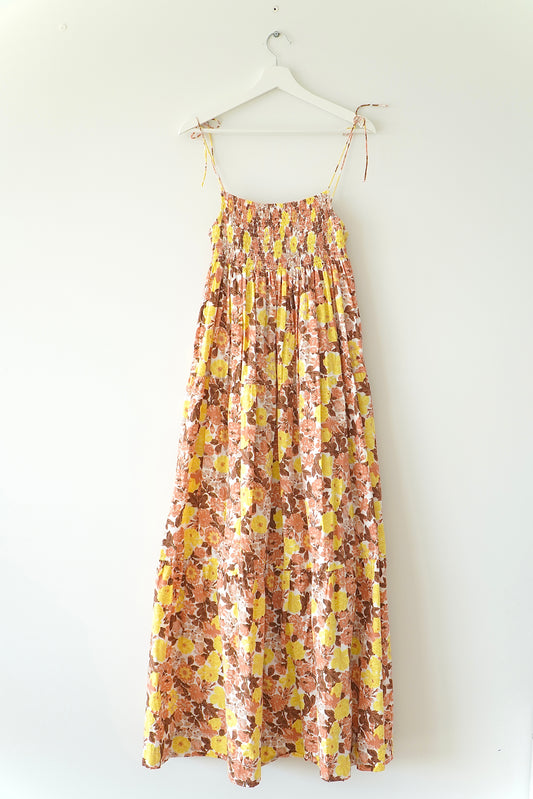 SWF Floral Print Tiered Maxi Gown (M)