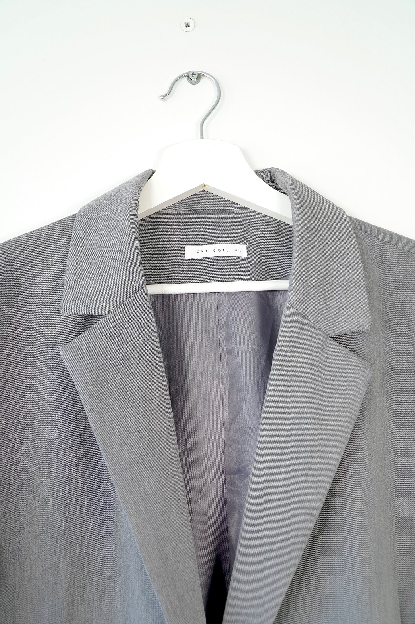 Charcoal Grey Oversized 'Ashwood' Suit Blazer (M/L)