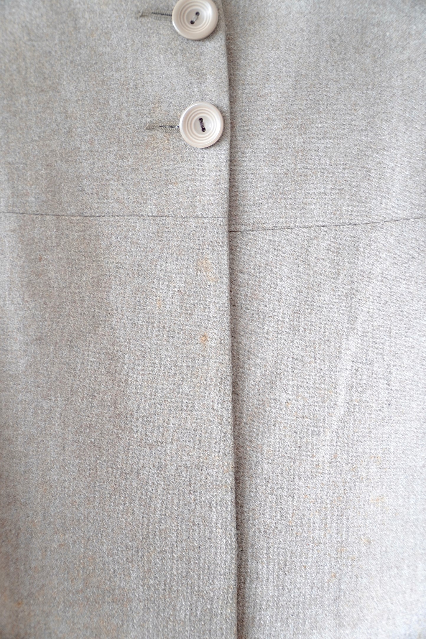 Witchery Light Brown Cropped Wool Blend Jacket (14 Au)