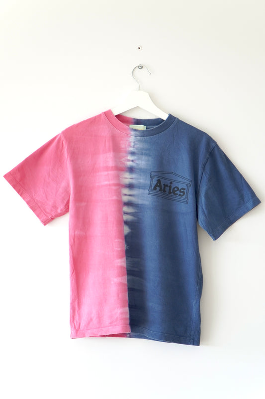 Aries Tie Dye Split ‘Temple’ T-shirt (XS)