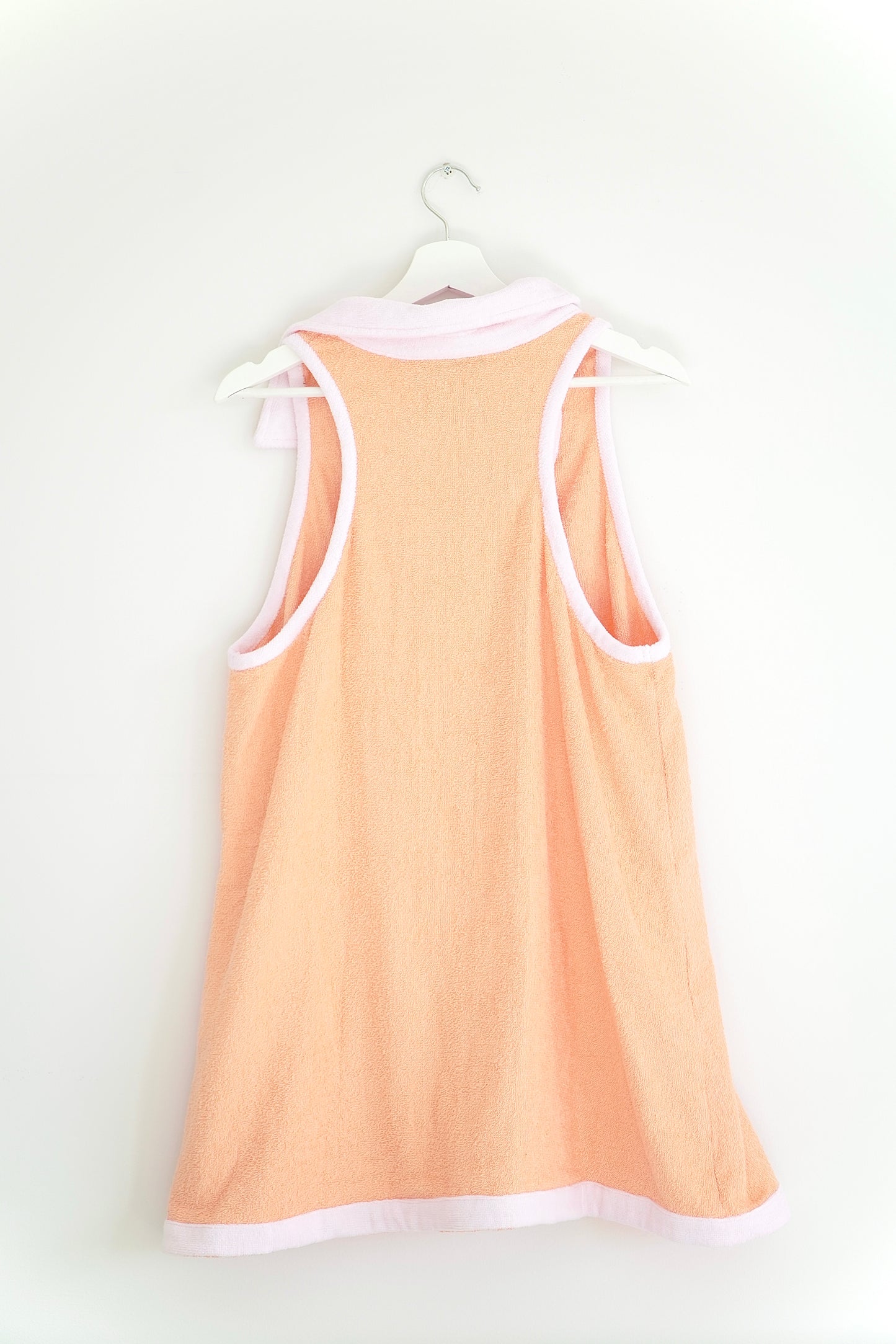 BLANCA Pastel Towelling Sleeveless Beach Dress (O/S)