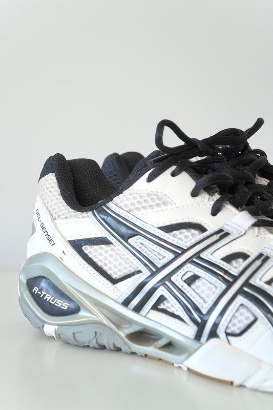 Asics Black and White Gel-Sensei 4 Sneakers (40 EU)