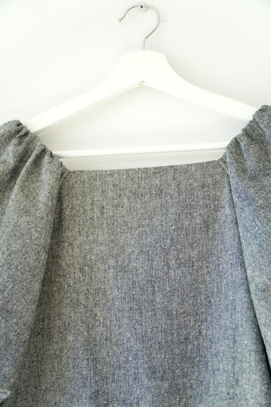 One After Another, Nice Claup Grey Tweed Mini Dress (Fits 8-10 Au)