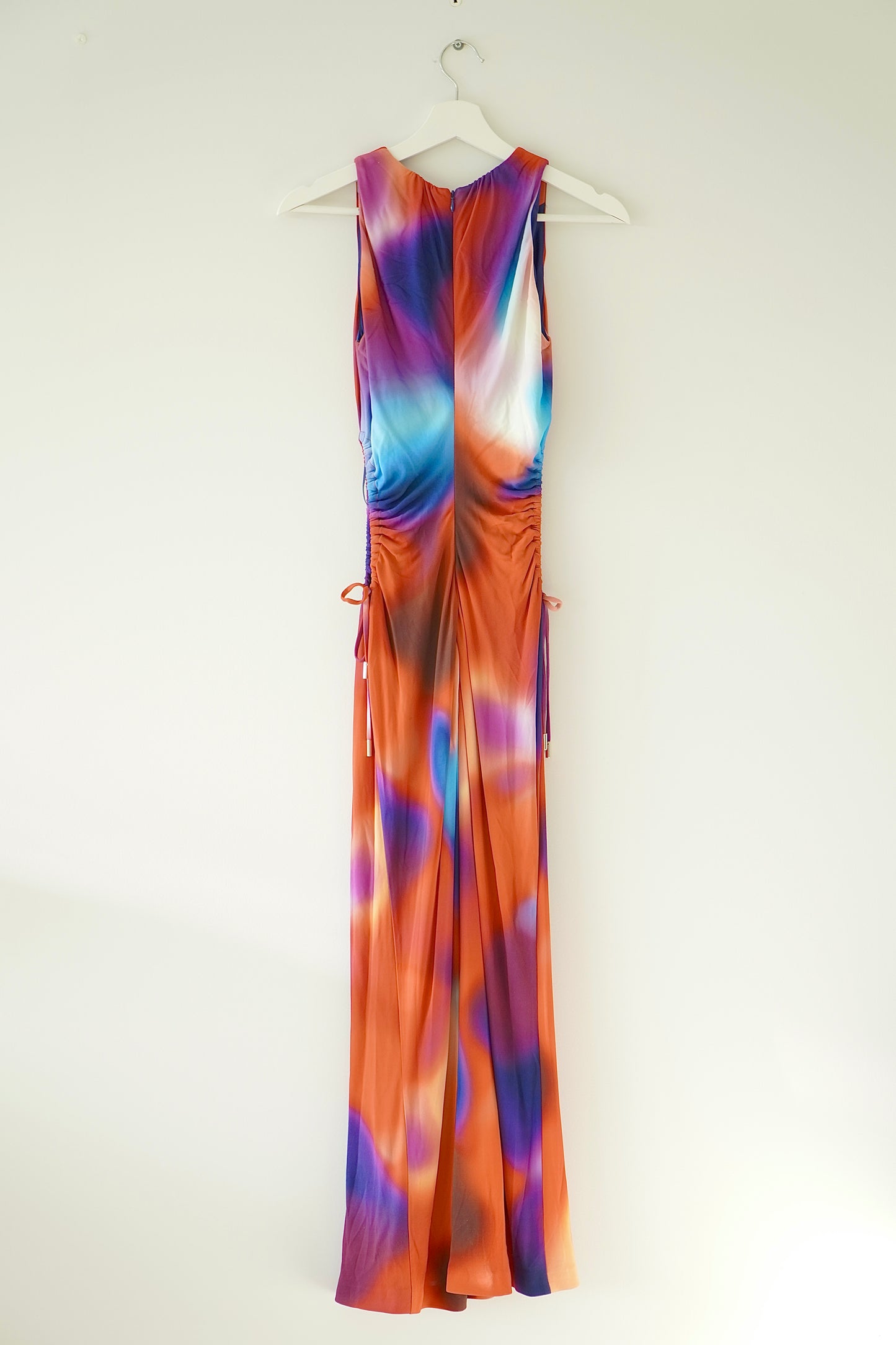 Rebecca Vallance Printed Cut Out Dress (8 Au)